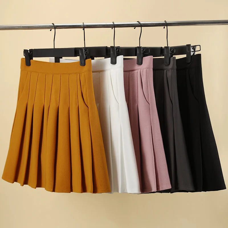 SKIRTING THE ISSUE™ |Trendy Cute Skirt for Ladies, Summer Clothes, Women's High Waist Harajuku Korean Style