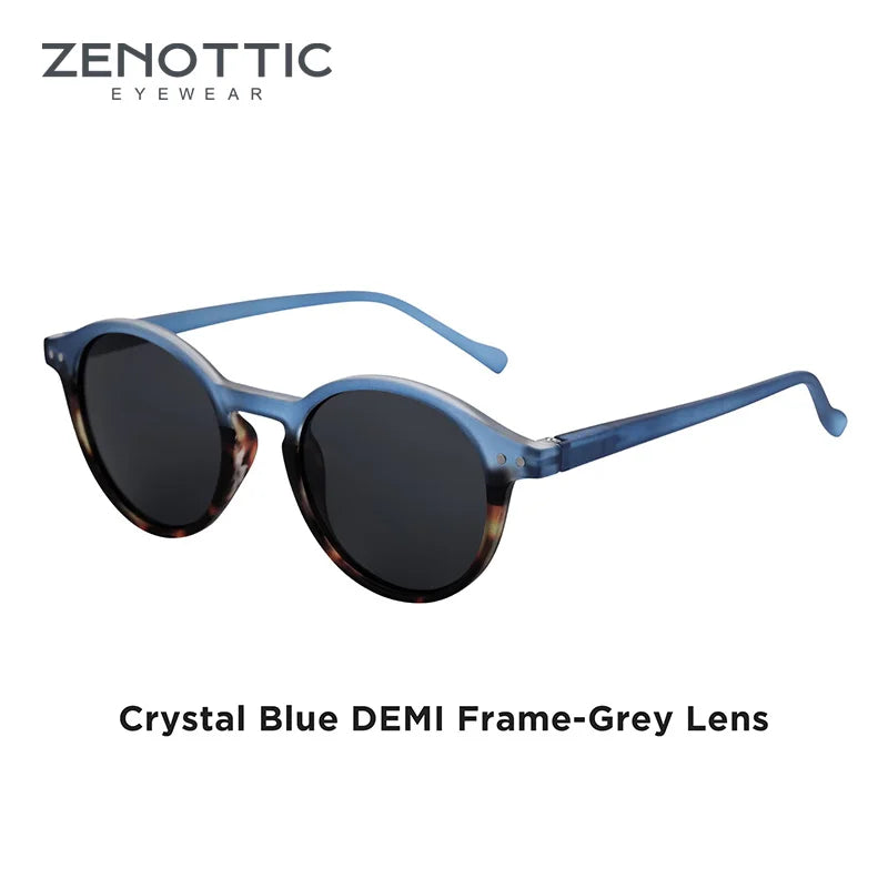 ZENOTTIC ™️ (S Size) Retro Circular Polarized Sunglasses 2025 Men/ Women Vintage Small Round Sunglasses UV400 Goggles Shades