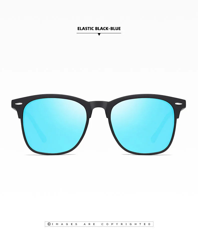 MIRO™ New Polarized Sunglasses, Classic Retro Men Sunglasses, Outdoor Sunglasses, UV400 Plastic Square Trending Shades Eyewear