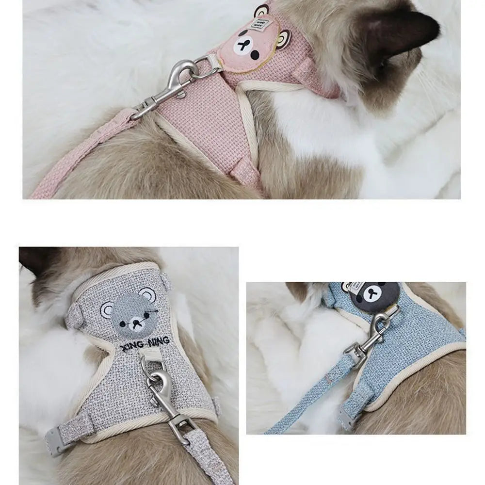 cat /dog leash NEW HARNESS , ADJUSTTABLE, PET ACCESSORIES,CAT/DOG LEASH
