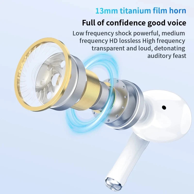 SCELTECH™ |Bluetooth 5.3 Wireless Noise-Cancelling Air buds Perfect for Music, Gaming, etc.