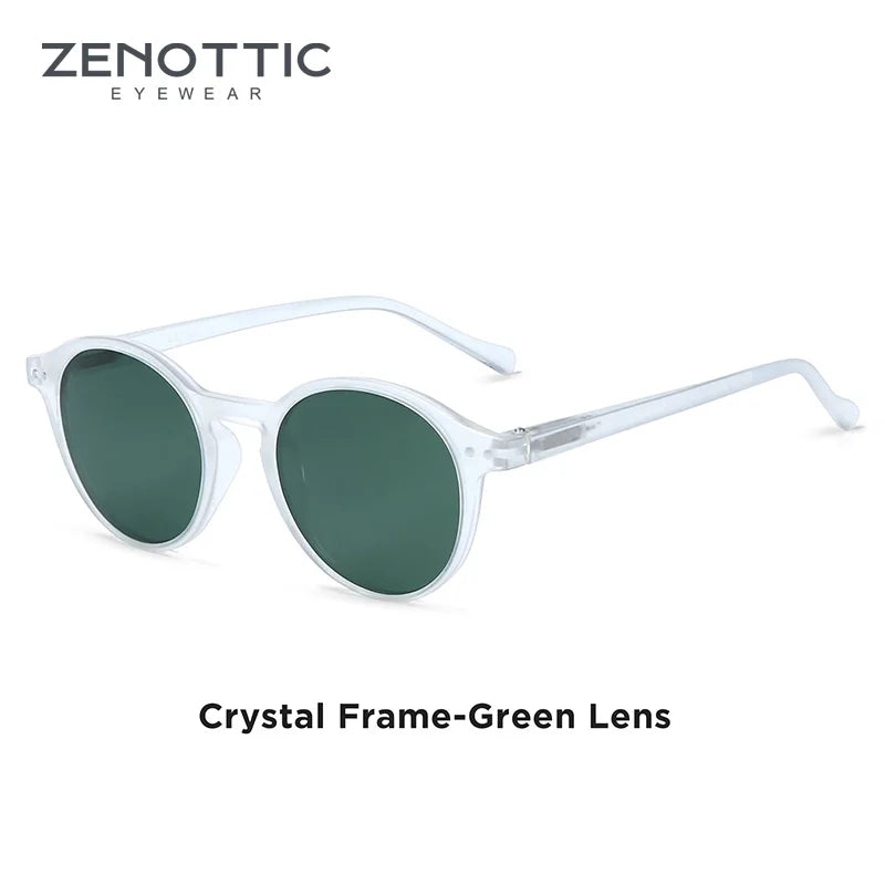 ZENOTTIC ™️ (S Size) Retro Circular Polarized Sunglasses 2025 Men/ Women Vintage Small Round Sunglasses UV400 Goggles Shades