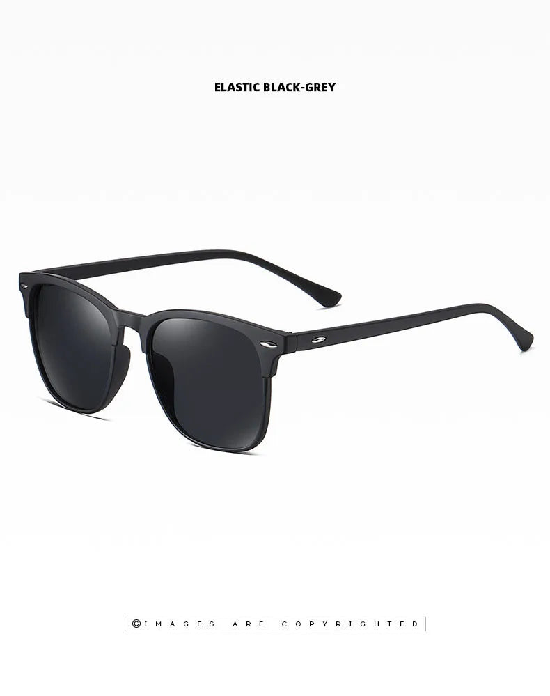 MIRO™ New Polarized Sunglasses, Classic Retro Men Sunglasses, Outdoor Sunglasses, UV400 Plastic Square Trending Shades Eyewear