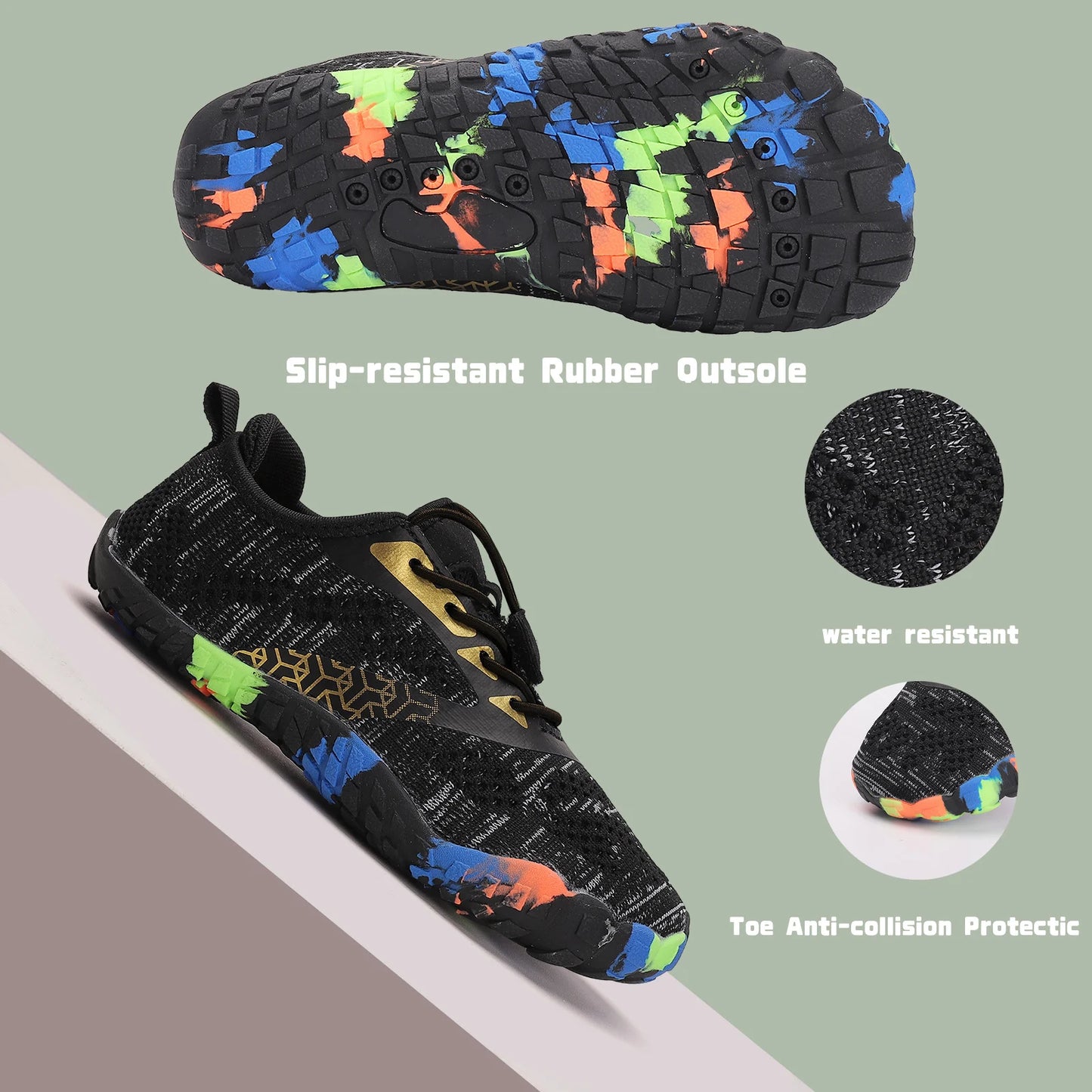 HAPPYSHOES ™ Boys & Girls Hiking Shoes Low Top Sneakers Outdoor Walking, Climbing Running, Dailly activities, Lightweight, flexible sole,