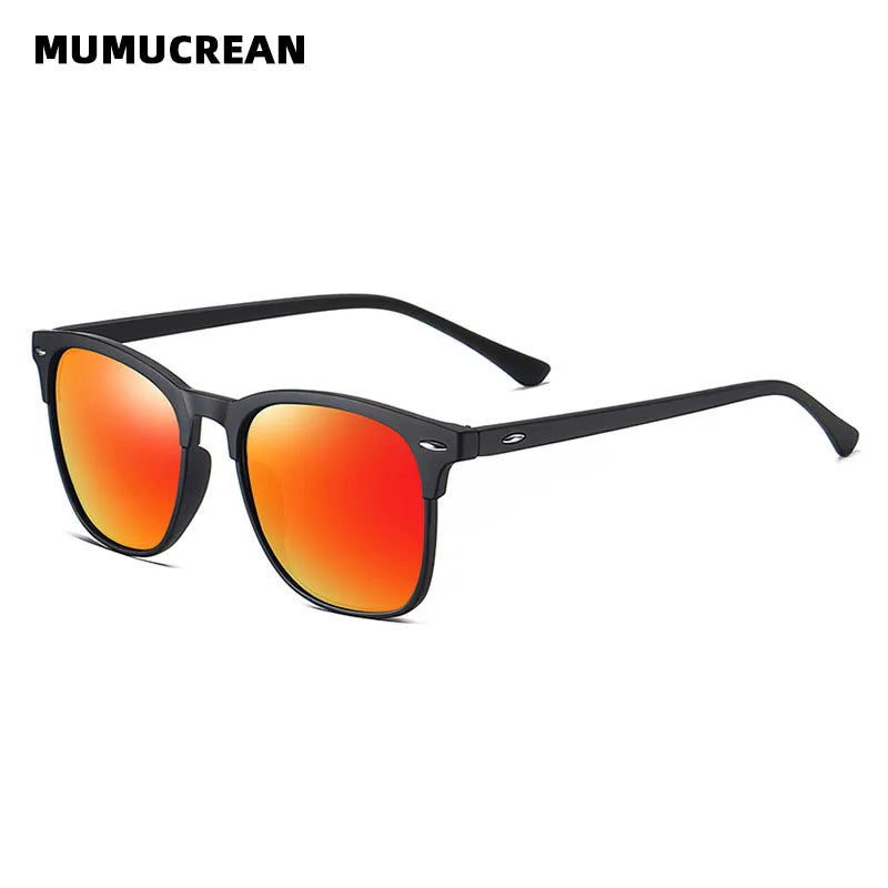 MIRO™ New Polarized Sunglasses, Classic Retro Men Sunglasses, Outdoor Sunglasses, UV400 Plastic Square Trending Shades Eyewear
