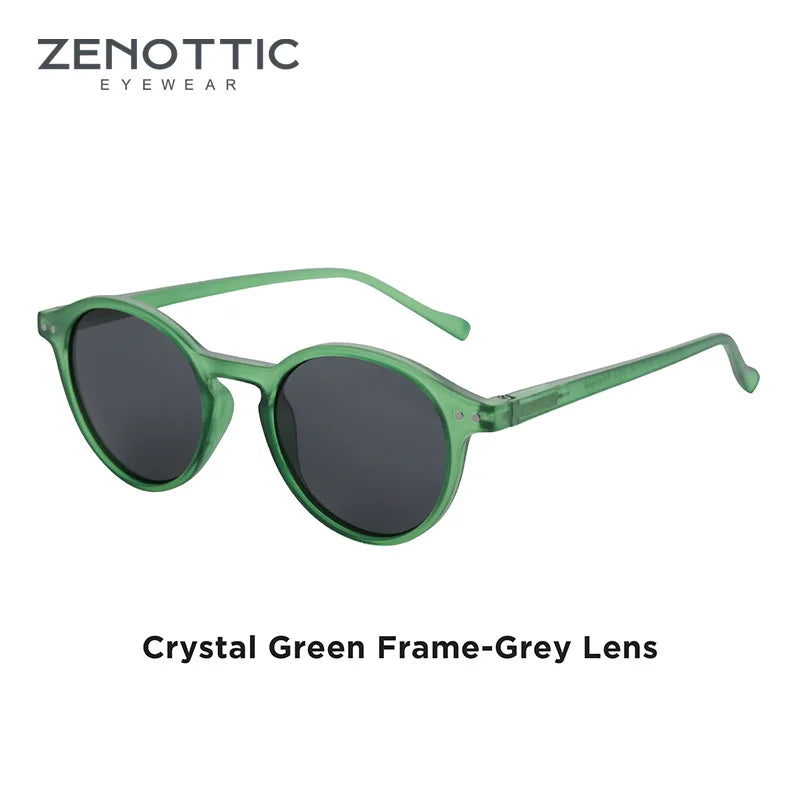 ZENOTTIC ™️ (S Size) Retro Circular Polarized Sunglasses 2025 Men/ Women Vintage Small Round Sunglasses UV400 Goggles Shades