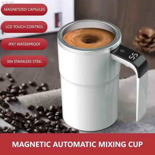 GRUMPY MUG COFFEE™   NEW For Mini Coffee Self Mixing Mug IP67 Waterproof Food Safe Coffee Mug USB Rechargeable Automatic Cup for Tea