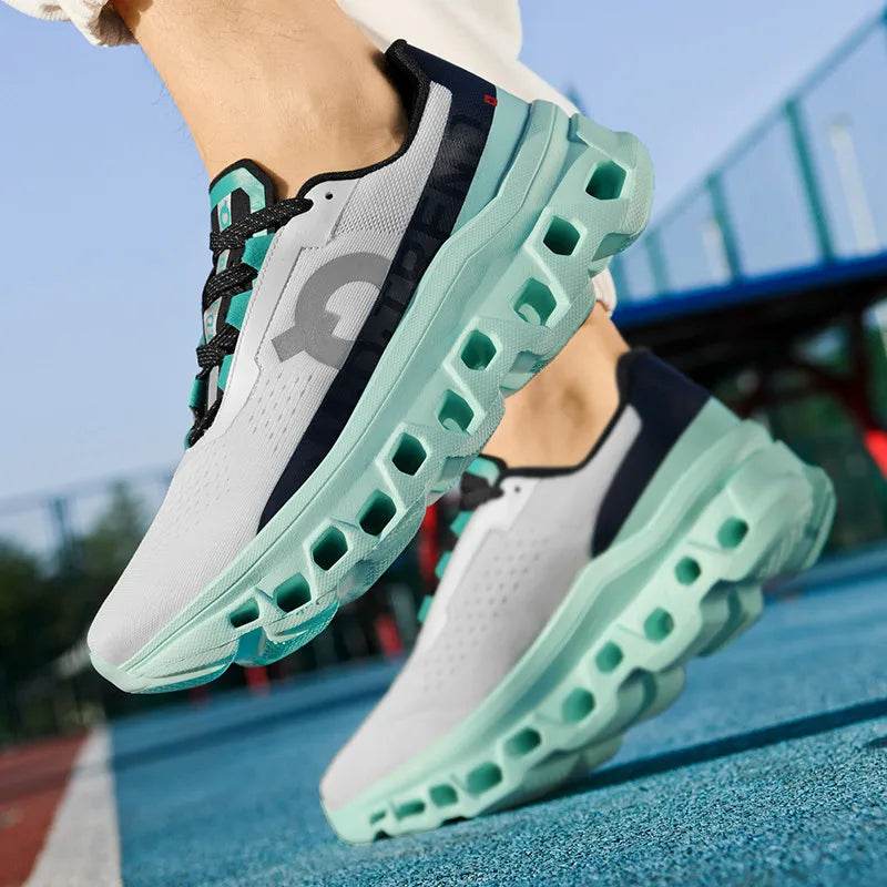 WALKWHITUS ™️Fashionable cushioning running shoes, sports new fashion casual breathable mesh men's shoes, trendy shoes