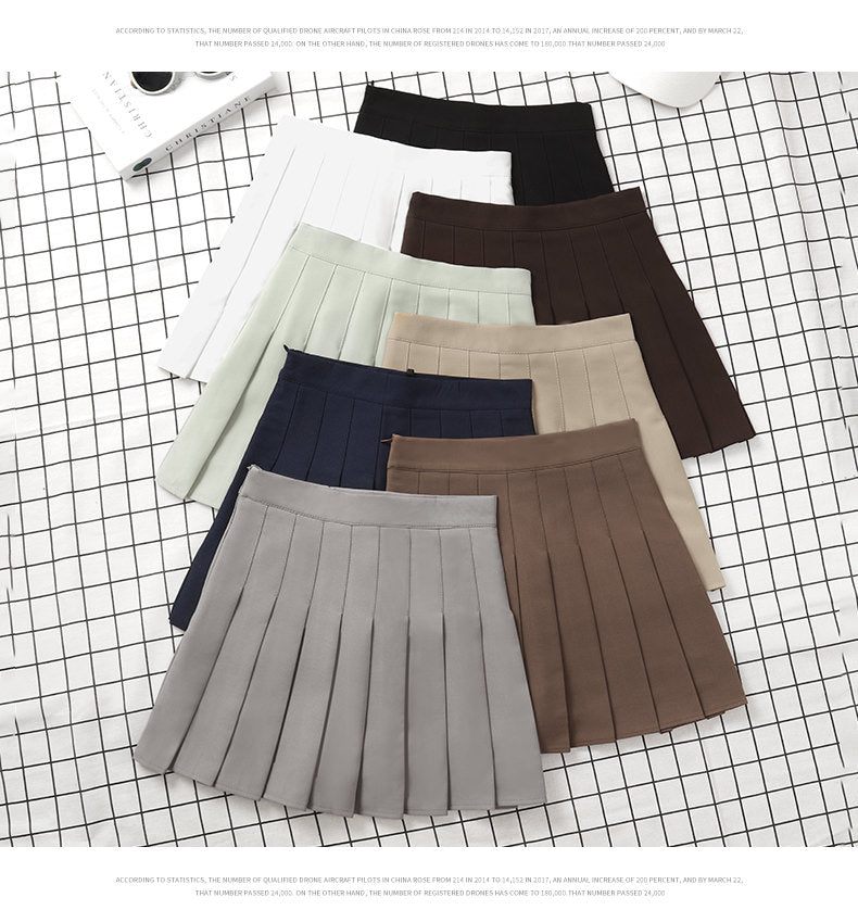 SKIRTING THE ISSUE™ |Trendy Cute Skirt for Ladies, Summer Clothes, Women's High Waist Harajuku Korean Style