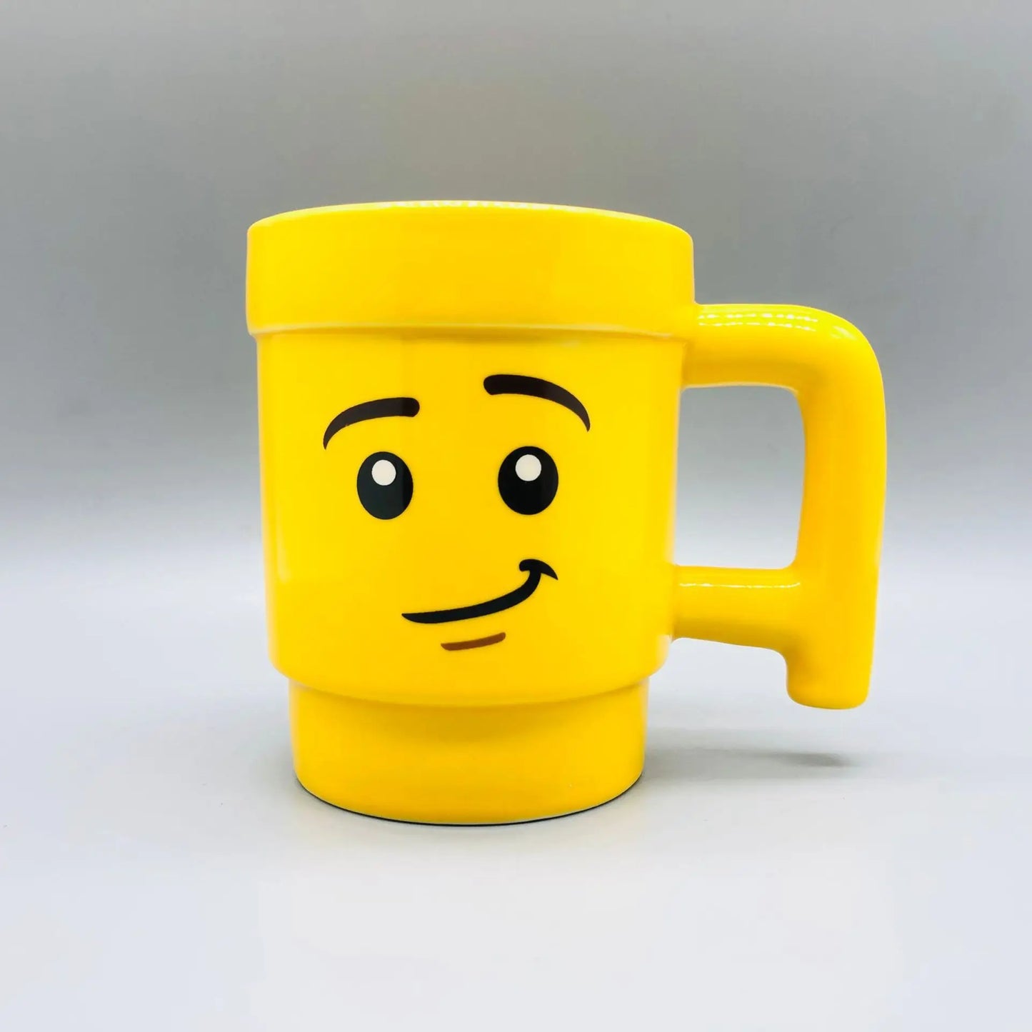 SIPSI LEGO™ Ceramic Mug, White Skeleton, Silly boy, iconic boy, happy boy, winking Girl