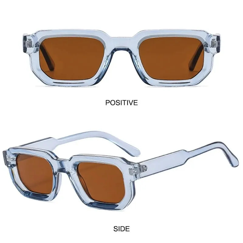 KOOL FRAMES™️ Fashion Retro Small Square Frame Sunglasses Women Shades UV400 Protection Vintage Punk Men Outdoor Sports Y2K Sunglasses