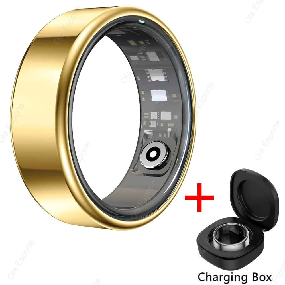 XIAOMI™ | 2025 New Smart Ring for Men and Women, Heart Rate and Blood Oxygen Monitor Smart Ring IP68 & 5ATM, Waterproof, Includes Multi-sport Mode