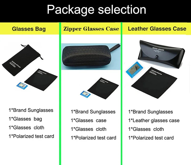 AORON™️Polarized Sunglasses Men's/Women Driving Mirror Sunglasses Metal Frame Goggles UV400 Anti-Glare Sunglasses Wholesale