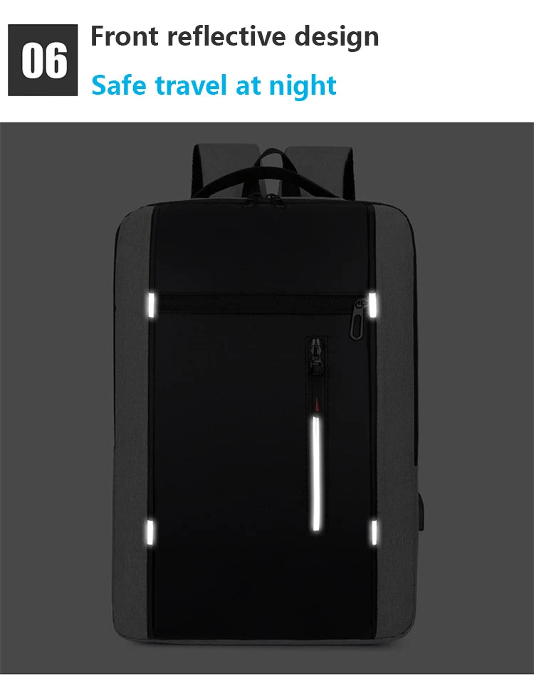 GO Gear; Waterproof Backpack Men /woman/business  USB School Backpacks 15.6 Inch Laptop Backpack Large Capacity Bagpacks for Men Back Pack Bags