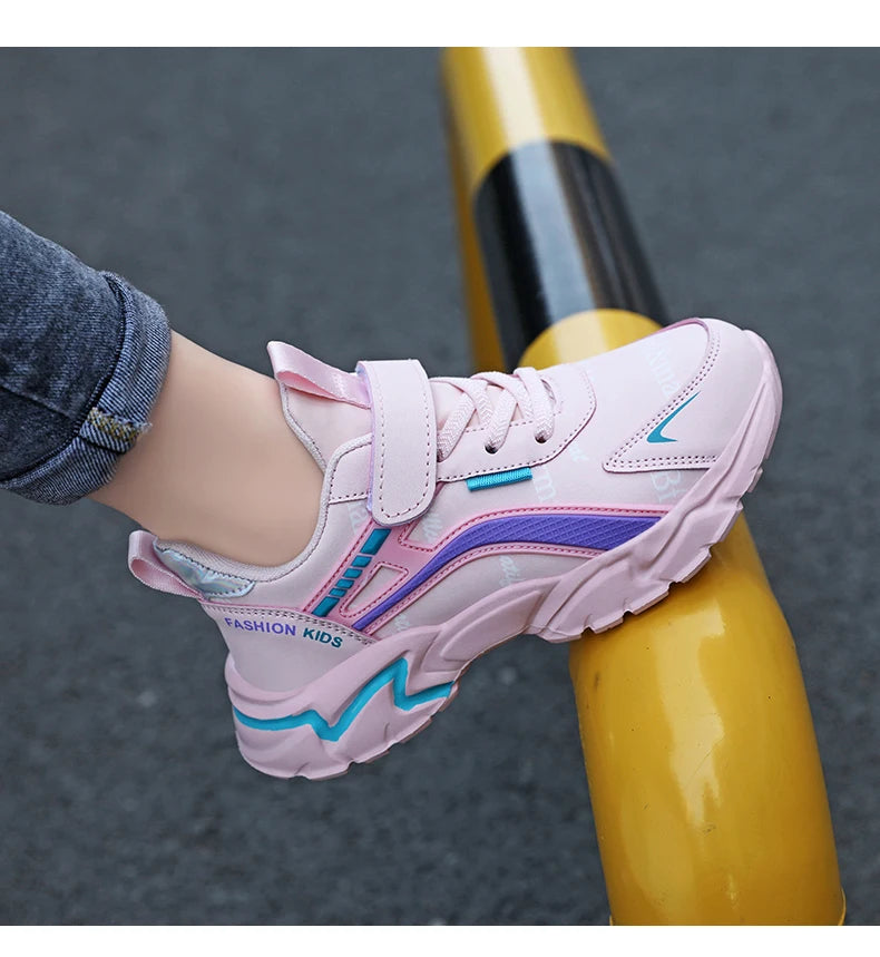 RIGHT STEPS™️ Kids Casual Boys/GIRLS Shoes Soft Sole Kids Shoes Non-Slip Sneakers Shoes Outdoor Student's Children Pink Girls Sport Walking Footwear