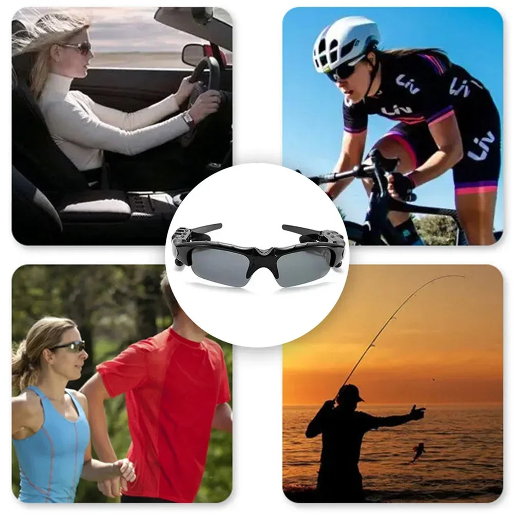 BEAT BOX HEADPHONES™ Stereo Bluetooth Headphones Polarized Sunglasses Outdoor Sports Cycling Audio Glasses Surround Sound Headphones Music & Call