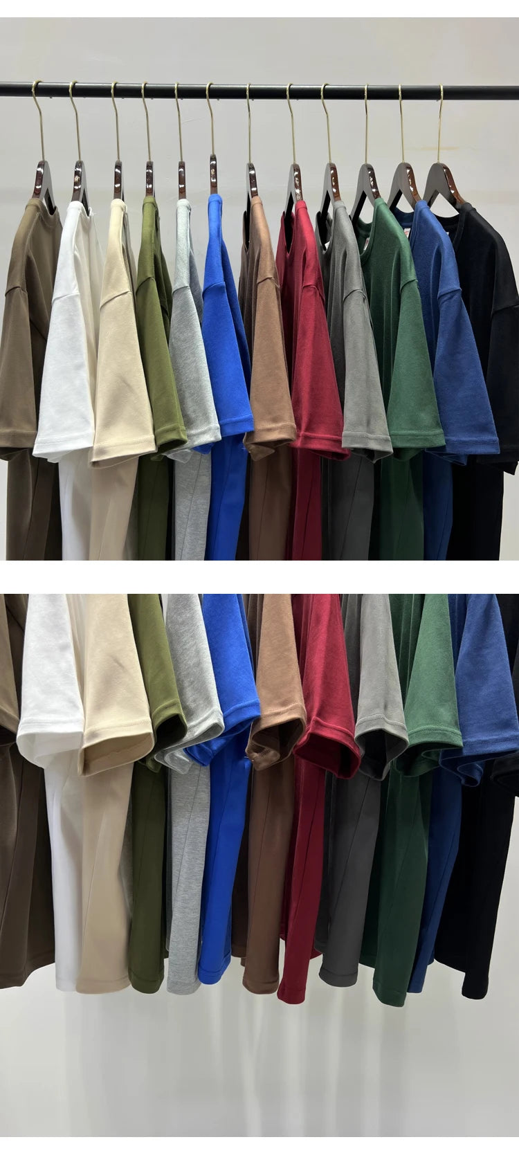 URBANEDGE™ Oversized Summer Short Sleeve Men's T Shirt New Fashion Solid Color Loose Fit O-Neck Casual Cotton Top Hip Hop Streetwear Baggy Tees Plus Size 5XL