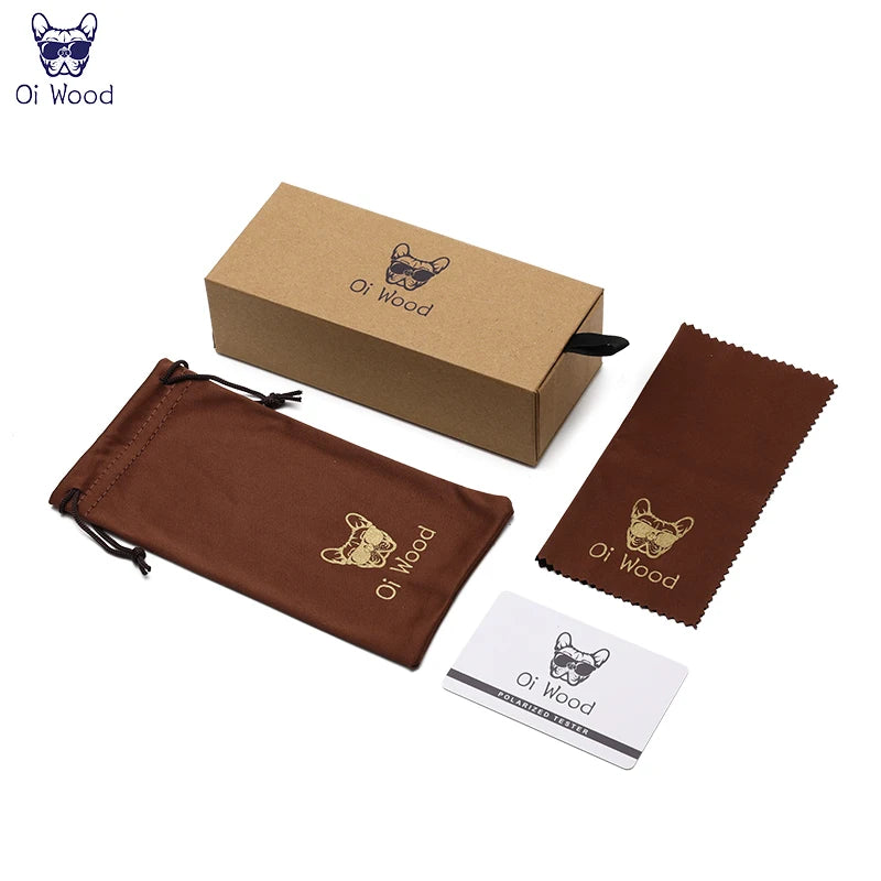 Oi Wood™️ Brand Natural Wooden Sunglasses Men Polarized Fashion Sunglasses Original Wood Oculus De Sol Mascolino New TR90 Frames