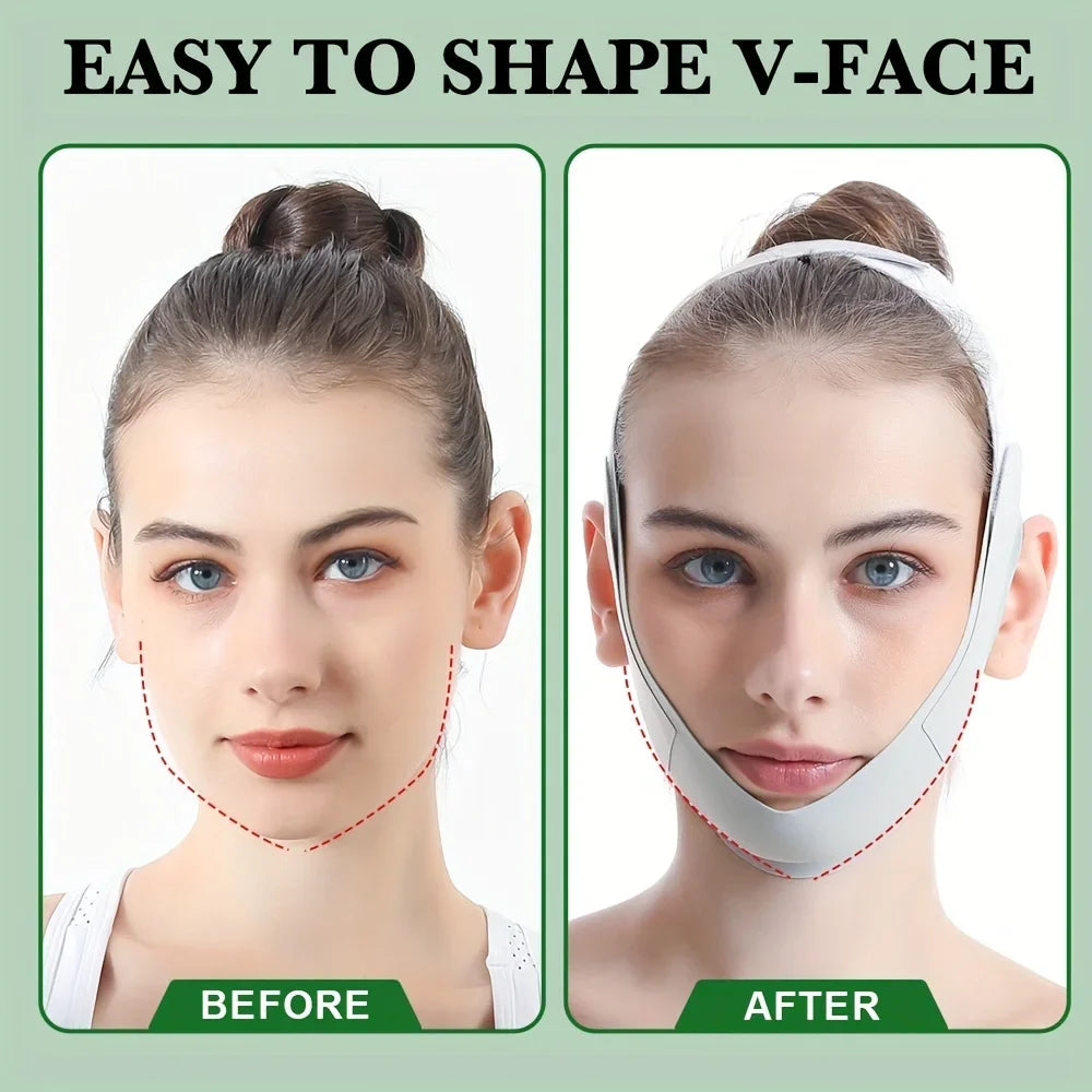 NEST ™️ Reusable Face Slimming Bandage V Line Face Shaper Women Chin Cheek Lift Up Belt Facial Massage Strap Face Skin Care Beauty Tools