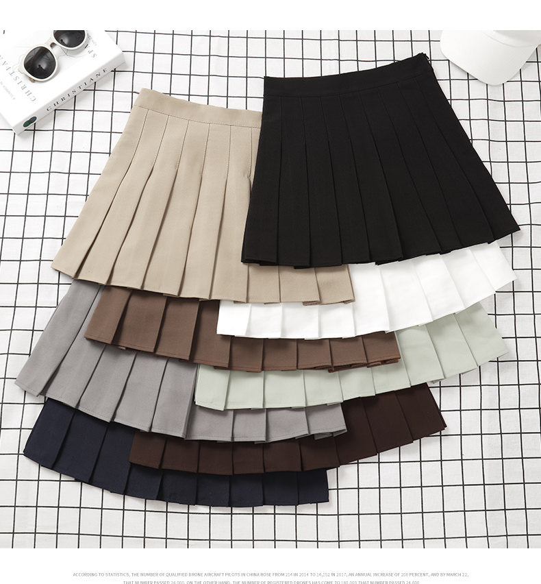 SKIRTING THE ISSUE™ |Trendy Cute Skirt for Ladies, Summer Clothes, Women's High Waist Harajuku Korean Style