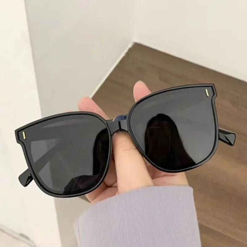 UNDER THE SUN™️ Fashion Personality Ins Trend Black Square Frame UV400 Sunglasses for Unisex Sunglass