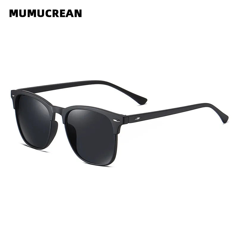 MIRO™ New Polarized Sunglasses, Classic Retro Men Sunglasses, Outdoor Sunglasses, UV400 Plastic Square Trending Shades Eyewear
