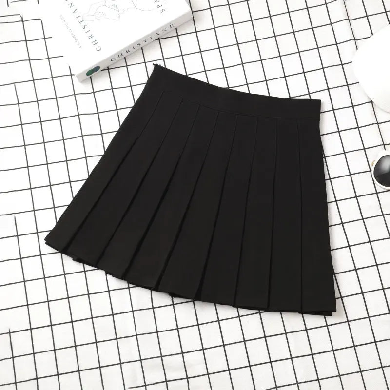 SKIRTING THE ISSUE™ |Trendy Cute Skirt for Ladies, Summer Clothes, Women's High Waist Harajuku Korean Style