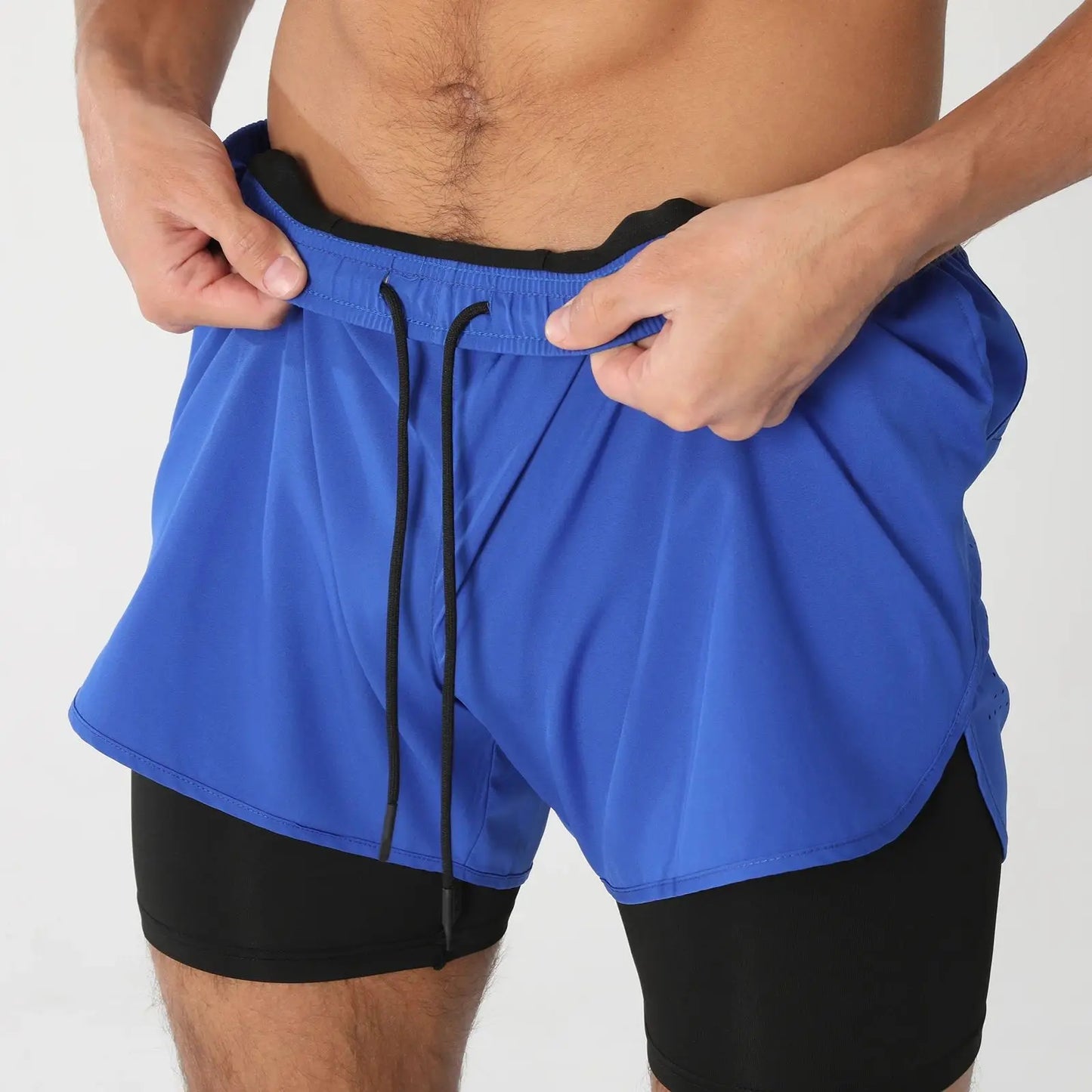 CLASS™️Gym Shorts Men Running Shorts with Liner Pockets Towel Loop Quick Dry Lightweight Workout Men's Breathable Athletic Sport Shorts