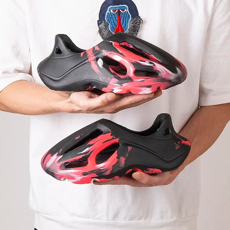 FLIPFLOP ™️Summe Men Women Slippers Camouflage Platform Outdoor Clogs Shoe Beach Sandals Male Soft EVA Indoor Home Slides Lover Flip Flops