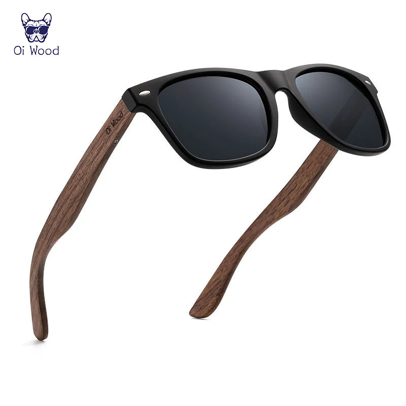 Oi Wood™️ Brand Natural Wooden Sunglasses Men Polarized Fashion Sunglasses Original Wood Oculus De Sol Mascolino New TR90 Frames
