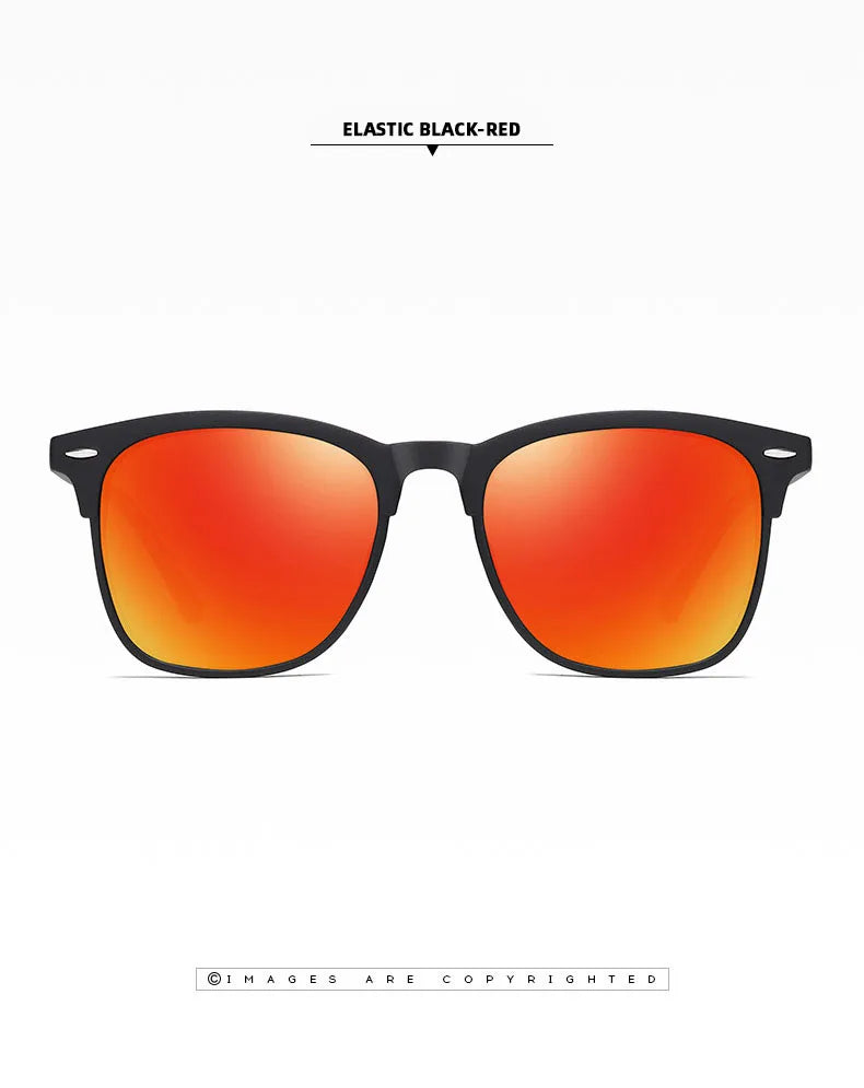 MIRO™ New Polarized Sunglasses, Classic Retro Men Sunglasses, Outdoor Sunglasses, UV400 Plastic Square Trending Shades Eyewear