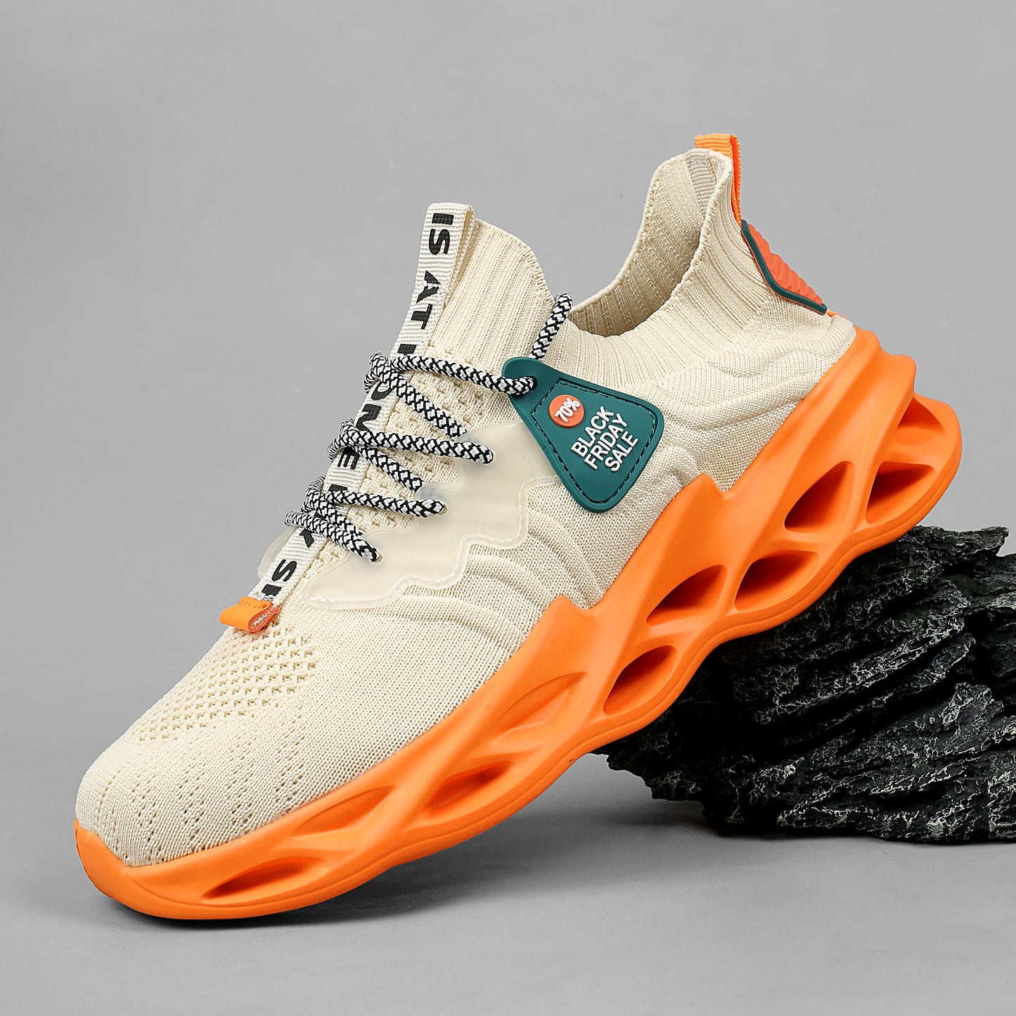 FOOTWEAR ™️Men's Sneakers Shoes for Men Autumn High Elastic Tenis Breathable Male Casual Sports Fitness Running Shoes Footwear