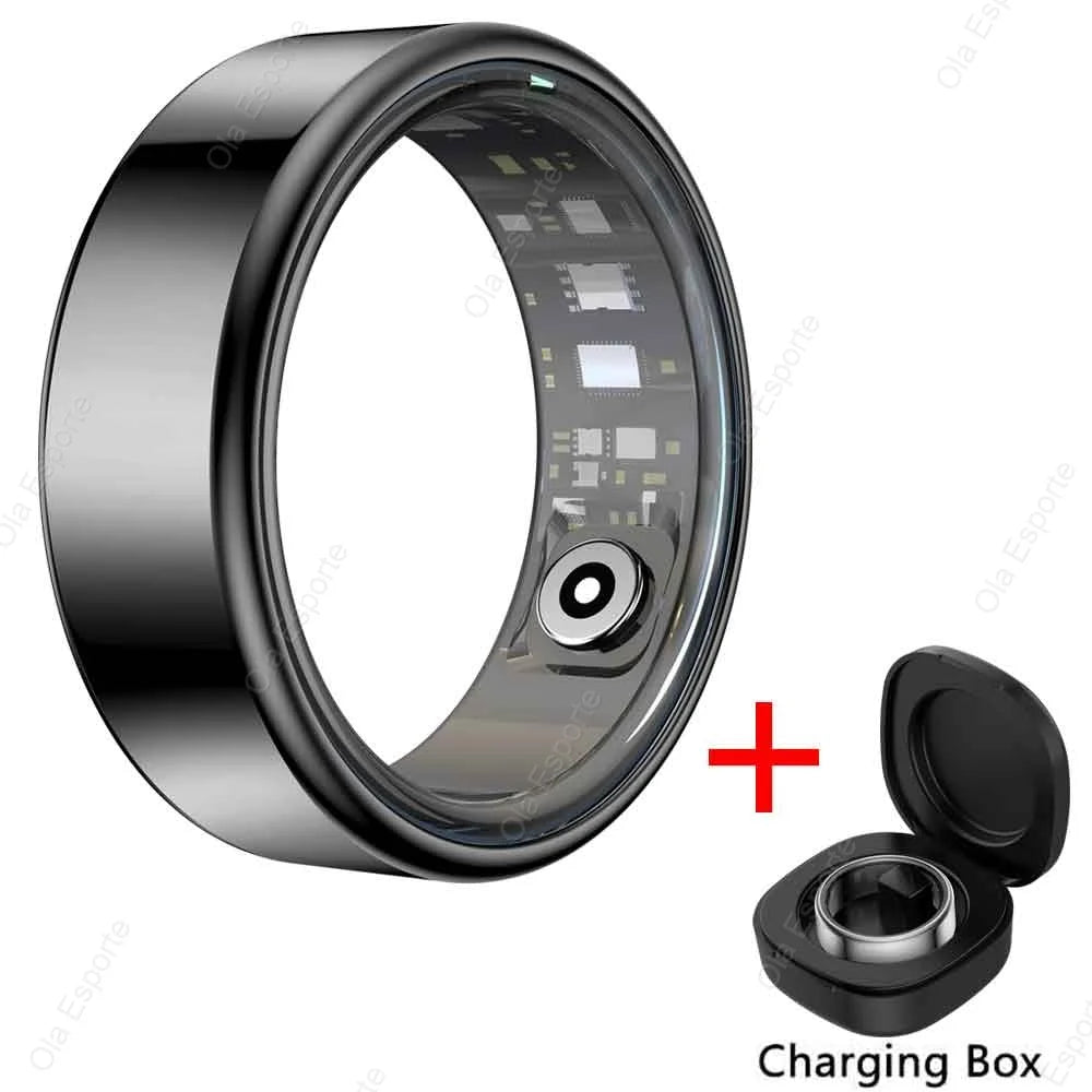 XIAOMI™ | 2025 New Smart Ring for Men and Women, Heart Rate and Blood Oxygen Monitor Smart Ring IP68 & 5ATM, Waterproof, Includes Multi-sport Mode