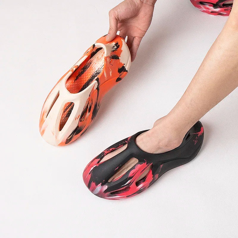 FLIPFLOP ™️Summe Men Women Slippers Camouflage Platform Outdoor Clogs Shoe Beach Sandals Male Soft EVA Indoor Home Slides Lover Flip Flops