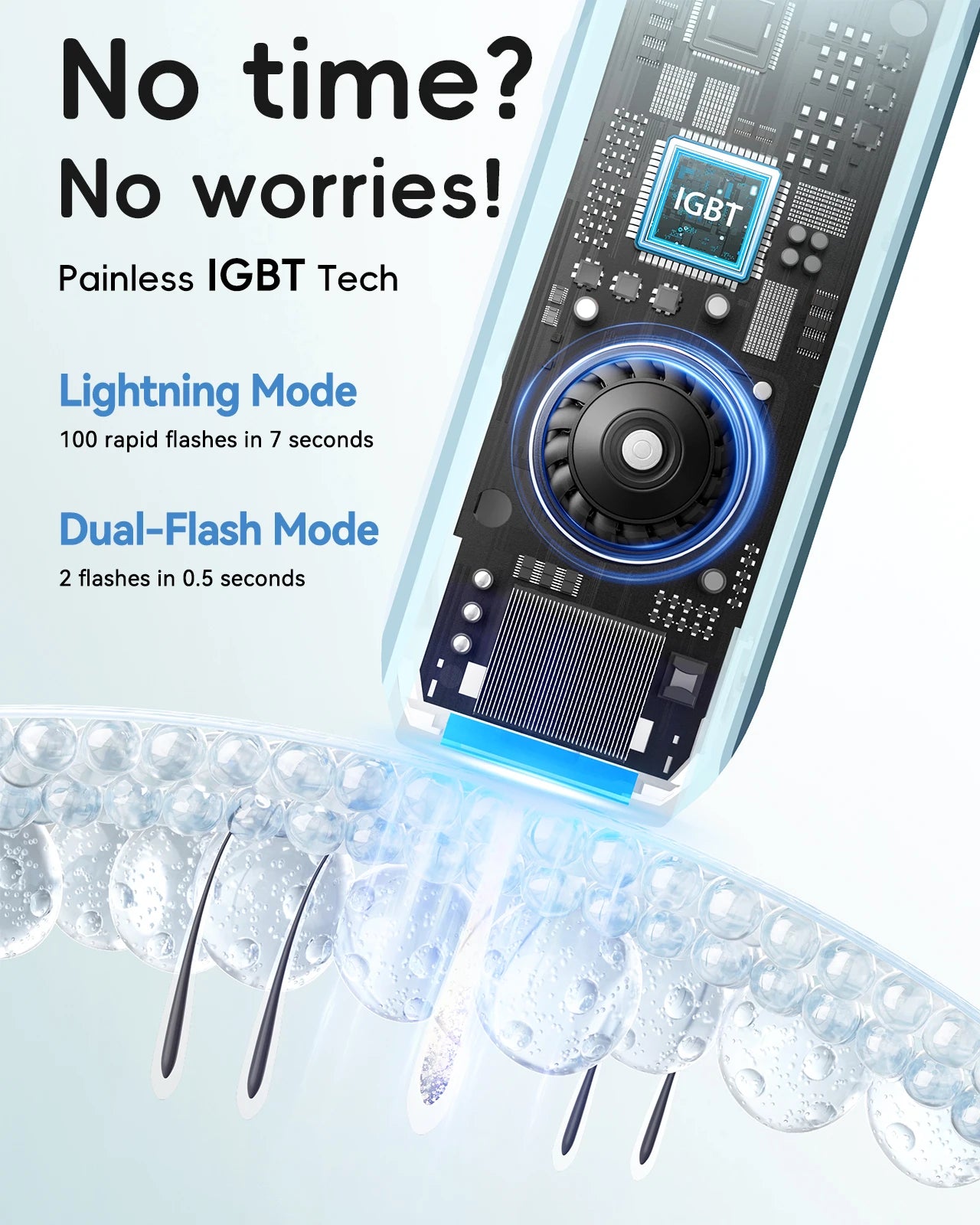 TOTMIZBY ™️Laser Hair Removal Epilator Painless for Women and MEN IPL Hair Removal Home Hair Removal Beauty Device Facial Body Bikini Permanent