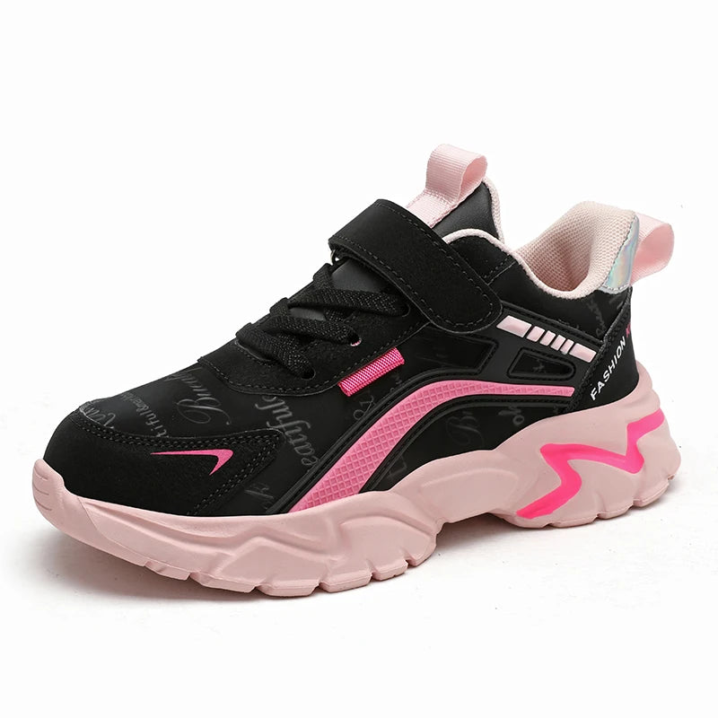 RIGHT STEPS™️ Kids Casual Boys/GIRLS Shoes Soft Sole Kids Shoes Non-Slip Sneakers Shoes Outdoor Student's Children Pink Girls Sport Walking Footwear