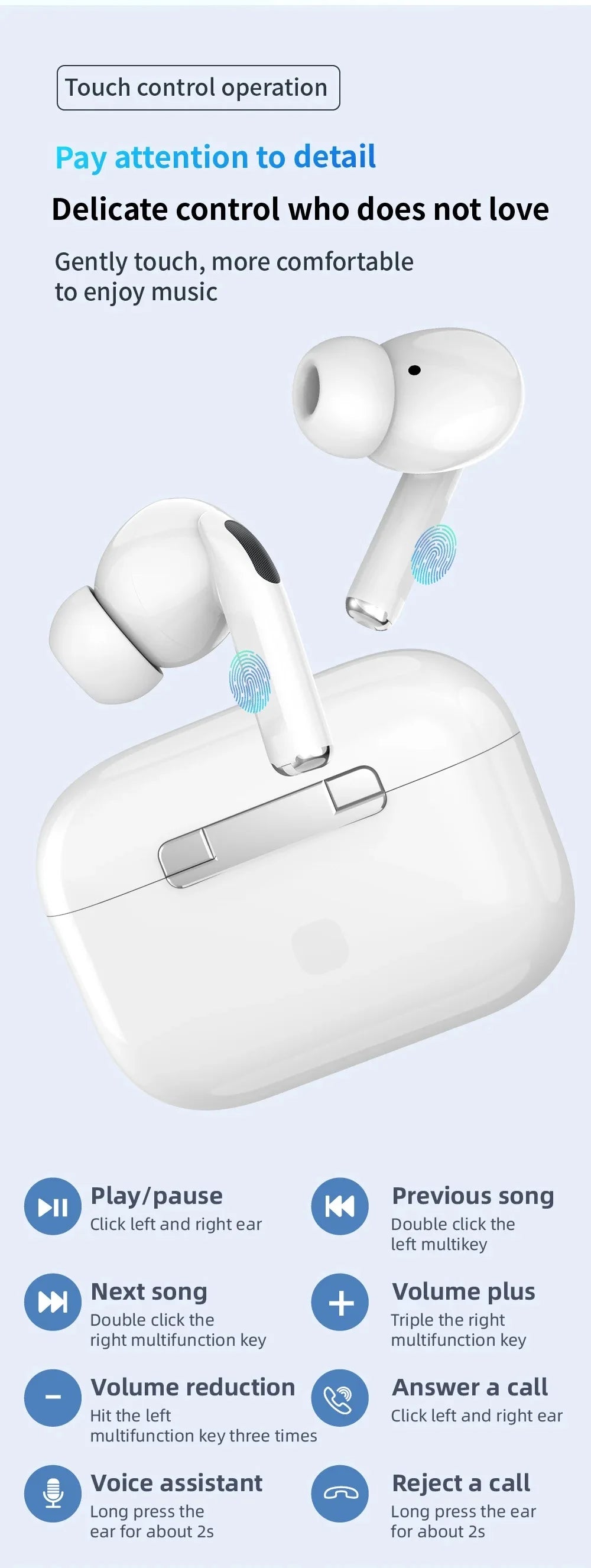 SCELTECH™ |Bluetooth 5.3 Wireless Noise-Cancelling Air buds Perfect for Music, Gaming, etc.