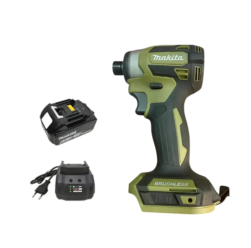 Speed ™ Makita 18V LXT Cordless Impact Driver DTD173 Brushless Electric Drill Screwdriver Wood/Bolt/T1/T2-Mode Twin LED Light 180 N·m Po