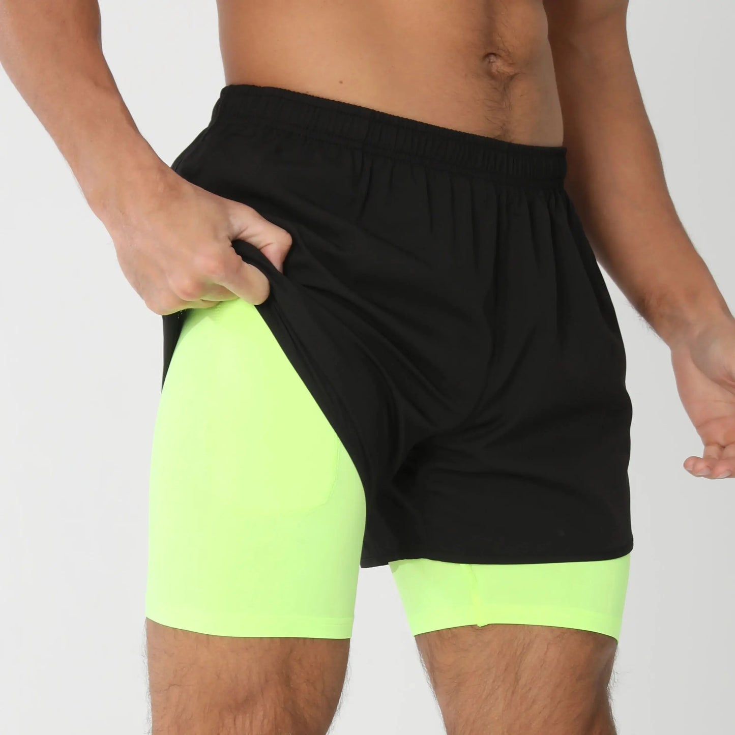 CLASS™️Gym Shorts Men Running Shorts with Liner Pockets Towel Loop Quick Dry Lightweight Workout Men's Breathable Athletic Sport Shorts