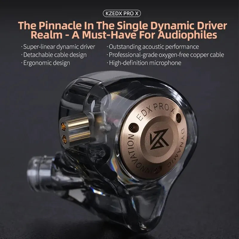 HEAR ME ™ EDX PRO X Wired Earphones HIFI Stereo Bass Music Earbuds In Ear Sport Headphones Noise Cancelling Gaming Headset