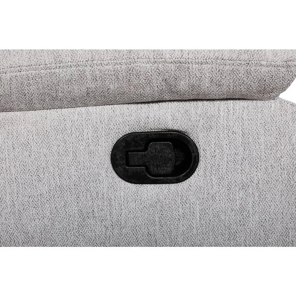 ROYAAL ™Living Room Sofa Set 3PCS Fabric Recliner Sofa Set Loveseat Couch Chair Set with Cup Holders Storage Console Living Room Furniture Sets