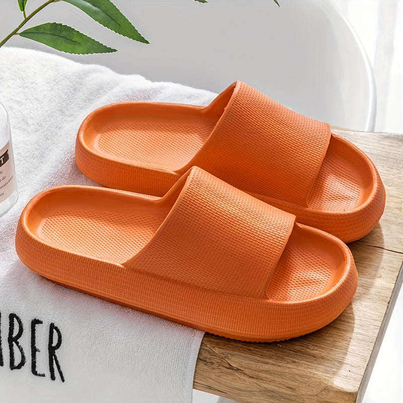 SANDAY™️Casual Non Slip Men's /WOMENS Pillow Slides, EVA Open Toe Shoes For Indoor Outdoor Beach Shower, Spring And Summer