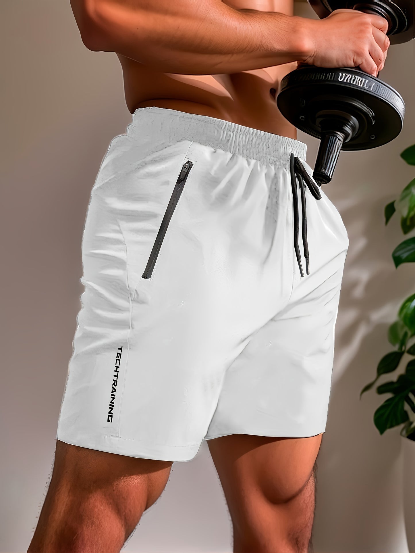 HITANDRUN™️ [Quick-Dry Athletic Shorts] Quick-Dry 3pcs Men's Athletic Shorts - Breathable & Sweat-Wicking for Running, Cycling, Hiking & Swimming