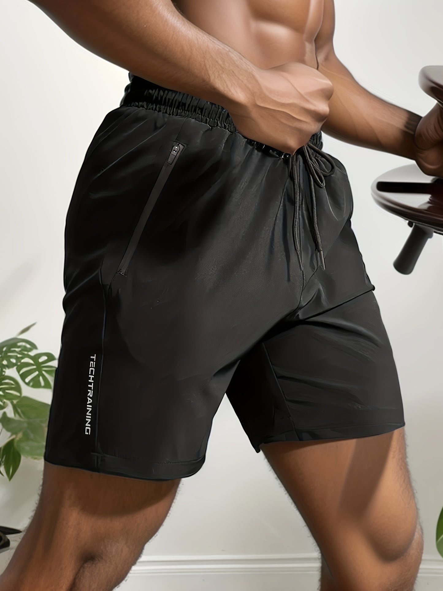 HITANDRUN™️ [Quick-Dry Athletic Shorts] Quick-Dry 3pcs Men's Athletic Shorts - Breathable & Sweat-Wicking for Running, Cycling, Hiking & Swimming