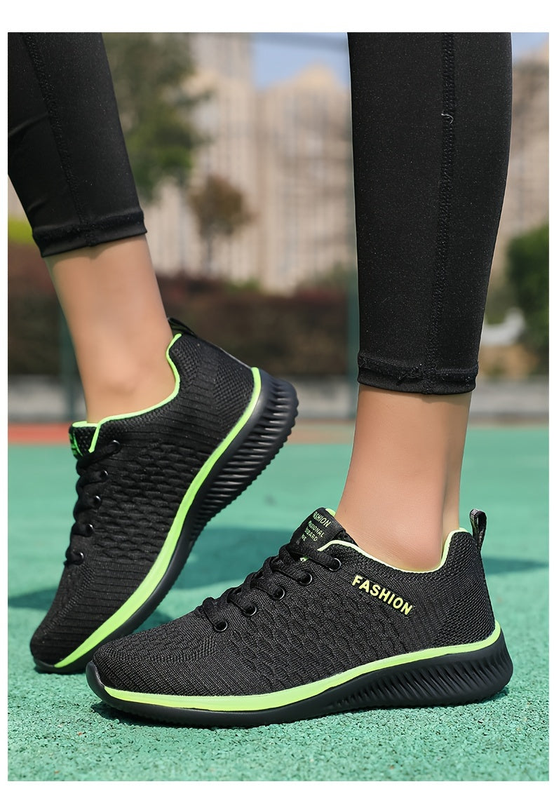 FEET™️Women's Shoes Lightweight Lace-Up Casual Sneakers, Breathable Soft Sole Platform Lace Up Walking Shoes, Comfortable Fashion Footwear plus size