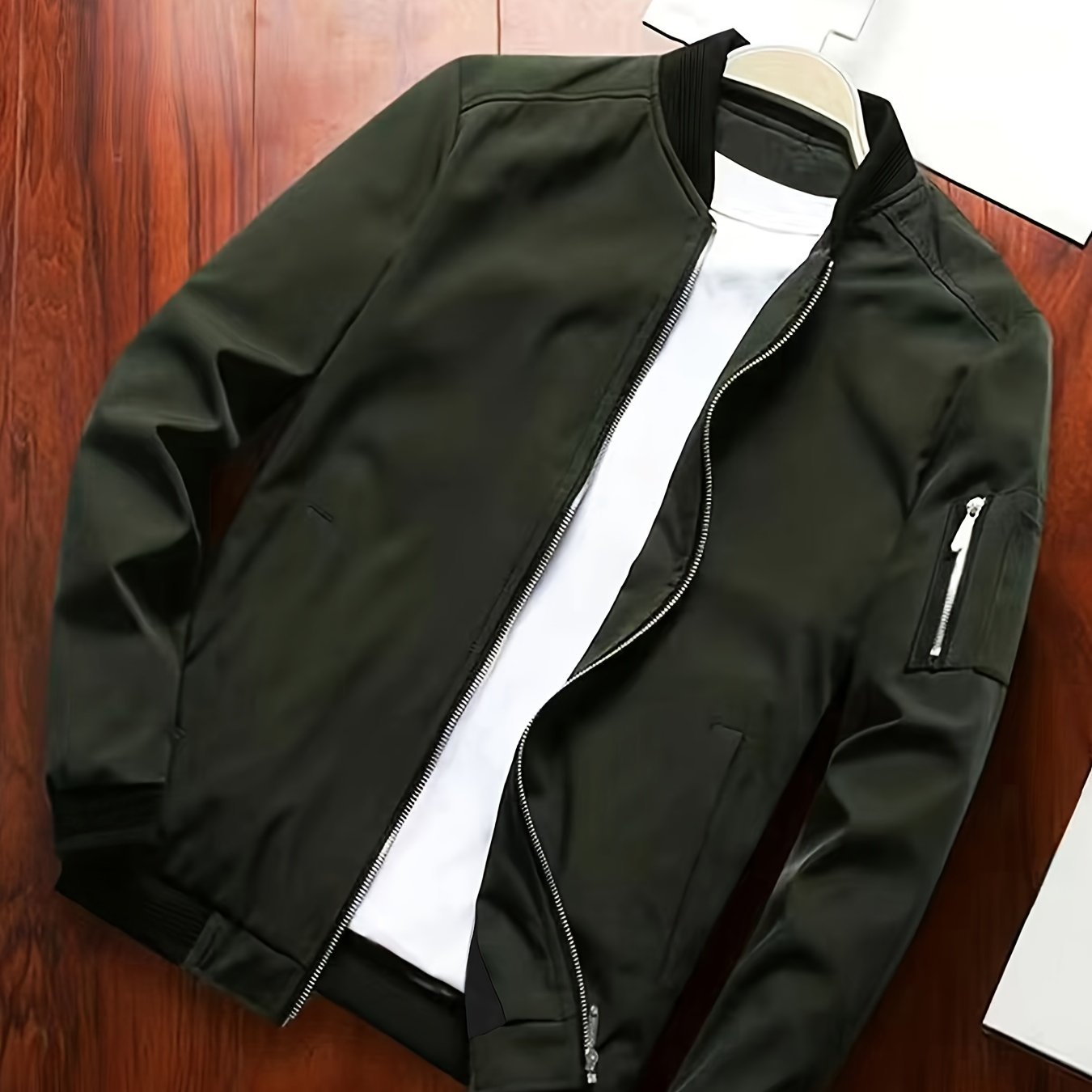 KOAT ™ men's flight Bomber jacket lightweight   Autumn Men's Zipper Jacket, Versatile and Fashionable,