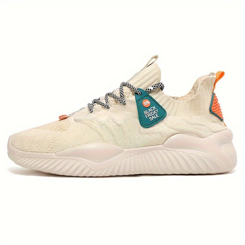 ALL SEASON™️Men shoes, Vibrant Color Block Comfy Sneakers - Breathable, Non-Slip, Lightweight, and Water-Friendly Shoes for Men - Ideal for Outdoor Camping, Hiking, and All-Season Activities