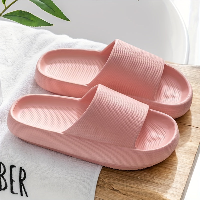SANDAY™️Casual Non Slip Men's /WOMENS Pillow Slides, EVA Open Toe Shoes For Indoor Outdoor Beach Shower, Spring And Summer