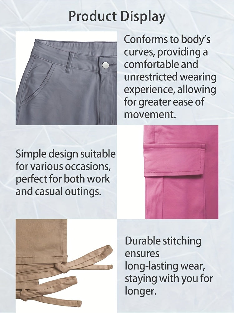 BAGGIES™ |Street Hip-hop Style Low Waist Multi Pocket Workwear Casual Denim Workwear Pants