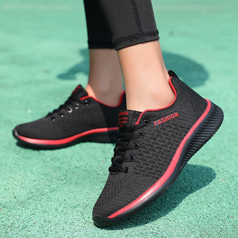 FEET™️Women's Shoes Lightweight Lace-Up Casual Sneakers, Breathable Soft Sole Platform Lace Up Walking Shoes, Comfortable Fashion Footwear plus size